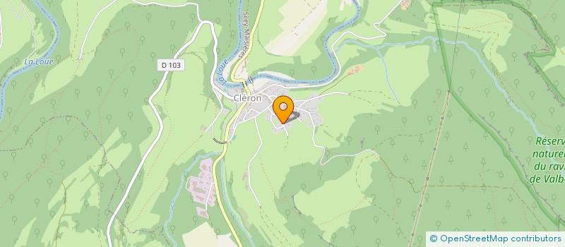 localisation de l'entreprise SCI LES POMMIERS  CLERON