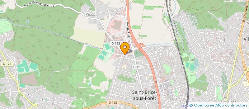 localisation de l'entreprise SCI LES POMMIERS à SAINT-BRICE-SOUS-FORET