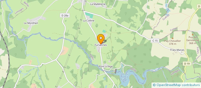 localisation de l'entreprise SCI LES POMMIERS à FOLLES