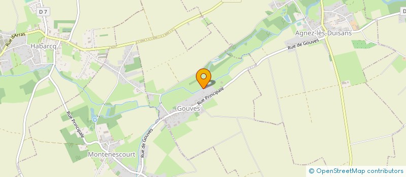 localisation de l'entreprise SCI LES POMMIERS  SAULTY