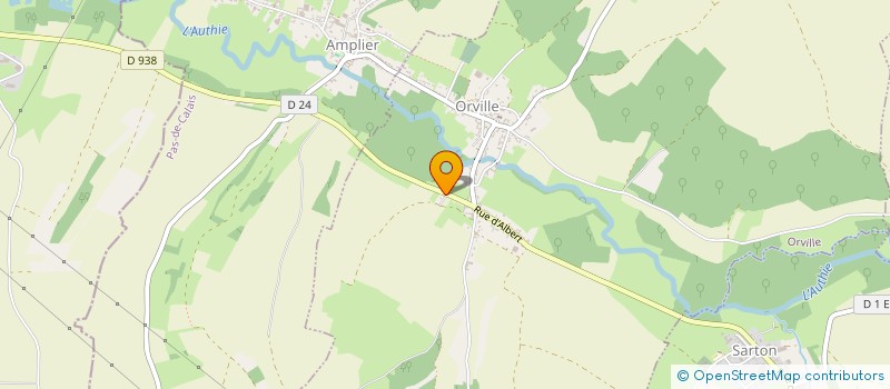 localisation de l'entreprise SCI LES POMMIERS  SARTON