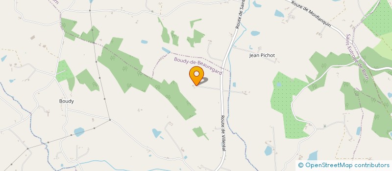 localisation de l'entreprise SCI LES POMMIERS  BOUDY-DE-BEAUREGARD