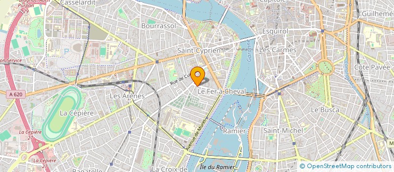 localisation de l'entreprise SCI LES PONTONS à TOULOUSE