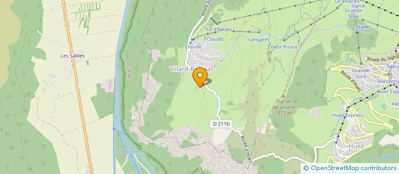 localisation de l'entreprise SCI LES POPPIES  VILLARD-RECULAS