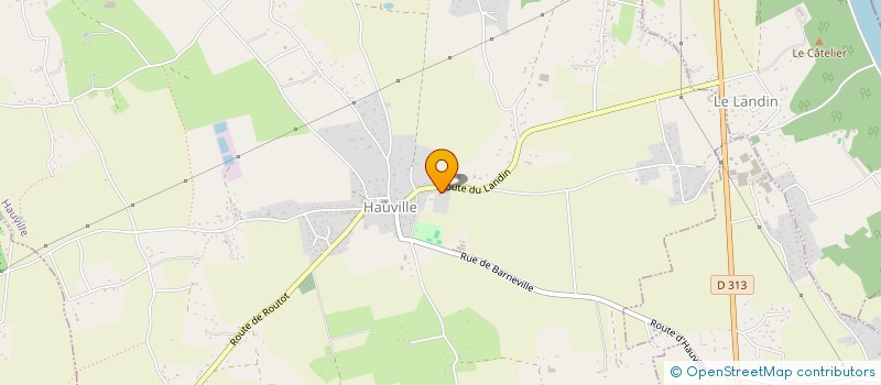 localisation de l'entreprise SCI LES PORTES D'HAUVILLE  HAUVILLE