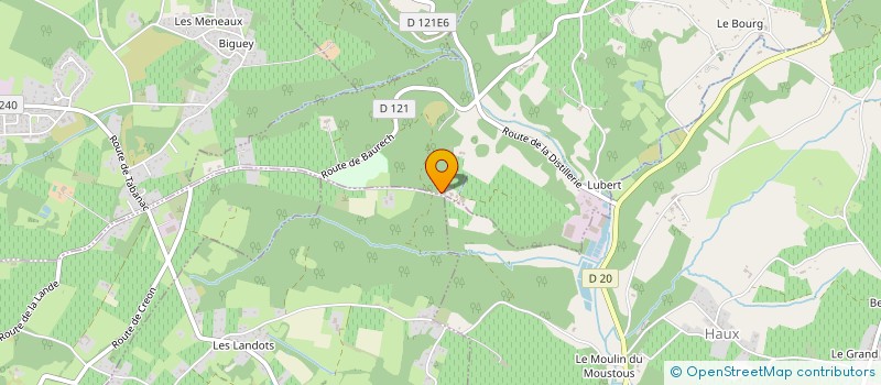 localisation de l'entreprise SCI LES PORTES DE MONSEGUR  SAINT-GENES-DE-LOMBAUD