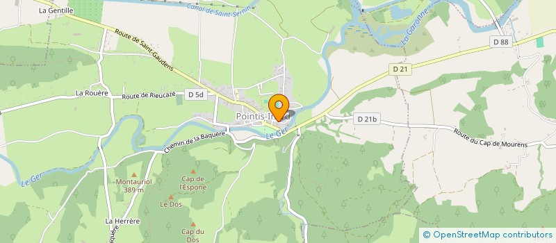 localisation de l'entreprise SCI LES PORTES DE POINTIS  POINTIS-INARD