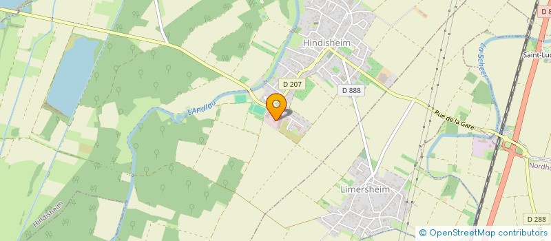 localisation de l'entreprise SCI LES PORTES DE SCHILLICK  ERSTEIN