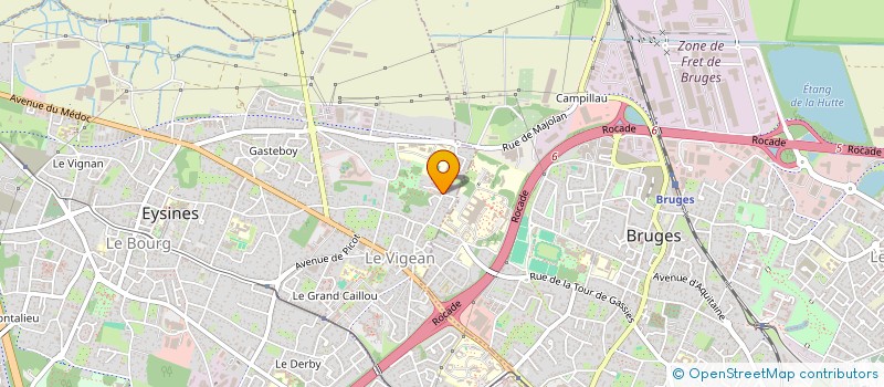 localisation de l'entreprise SCI LES PORTES DU MEDOC  EYSINES