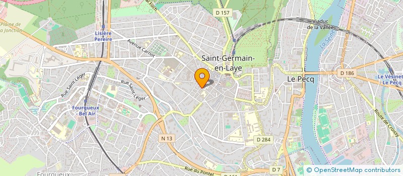 localisation de l'entreprise SCI LES PORTES DU ROUMOIS à SAINT-GERMAIN-EN-LAYE