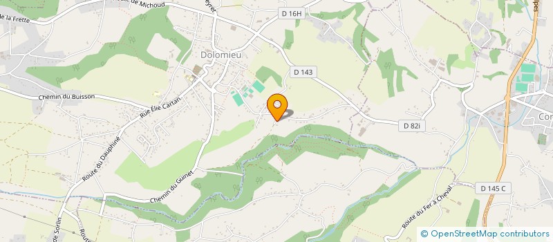 localisation de l'entreprise SCI LES PORTES DU SOLEIL  DOLOMIEU