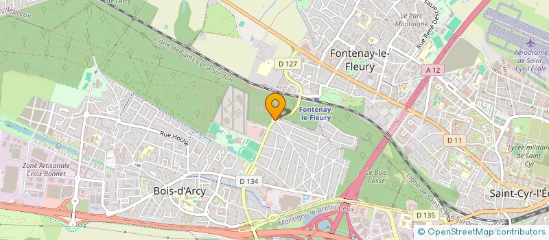 localisation de l'entreprise SCI LES PORTES EN RE  BOIS-D'ARCY