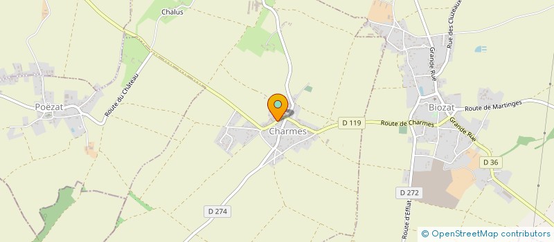 localisation de l'entreprise SCI LES PORTES OCCITANES  CHARMES