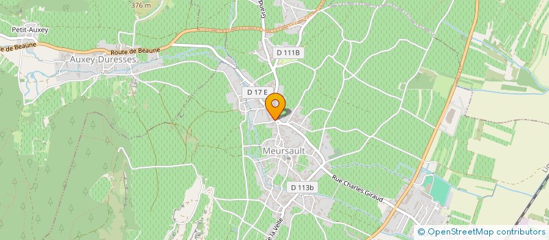 localisation de l'entreprise SCI LES PORUZOTS  MEURSAULT