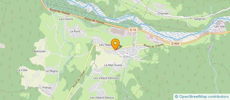 localisation de l'entreprise SCI LES POSES  ALEX