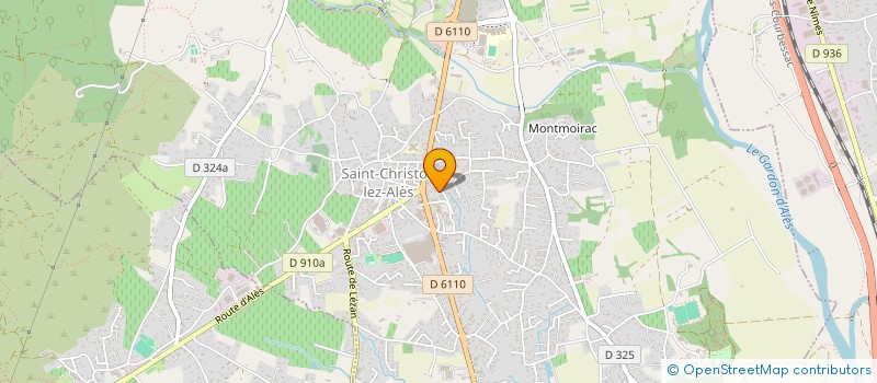 localisation de l'entreprise SCI LES POTIERS D'ANDUZE  SAINT-CHRISTOL-LEZ-ALES