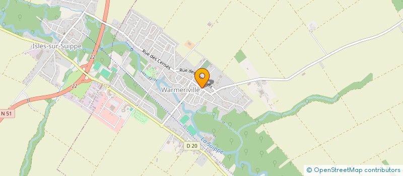 localisation de l'entreprise SCI LES POTO à WARMERIVILLE