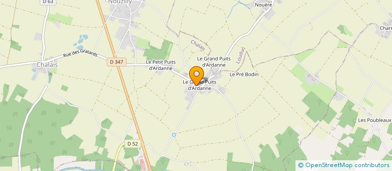 localisation de l'entreprise SCI LES POTS DU PUY à CHALAIS