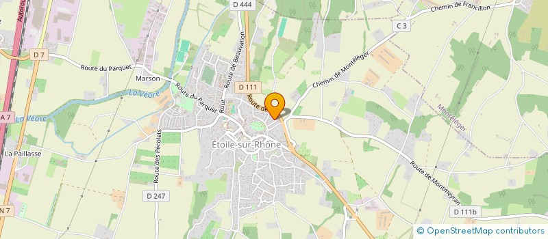 localisation de l'entreprise SCI LES POTTU  ETOILE-SUR-RHONE