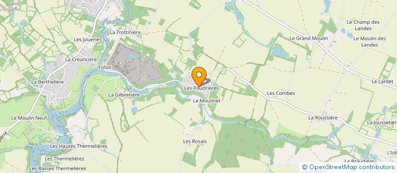 localisation de l'entreprise SCI LES POUDRIERES à LA FERRIERE