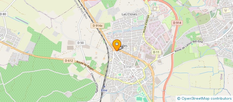 localisation de l'entreprise SCI LES POUGES à ELNE