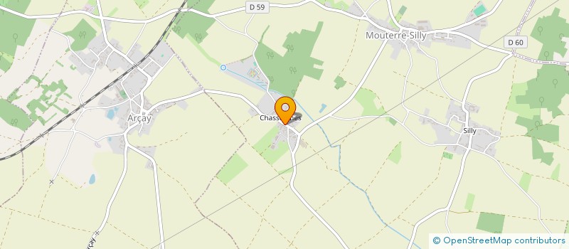 localisation de l'entreprise SCI LES POULES  MOUTERRE-SILLY