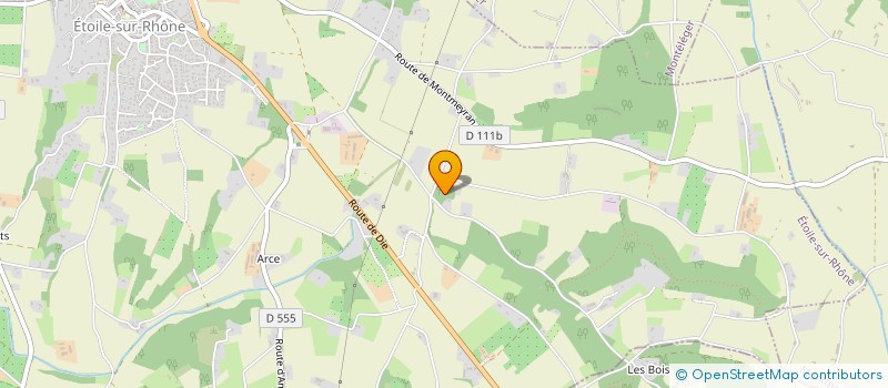 localisation de l'entreprise SCI LES POULYNX  ETOILE-SUR-RHONE