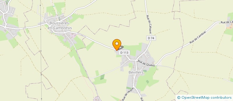 localisation de l'entreprise SCI LES POUPON à BEVILLERS