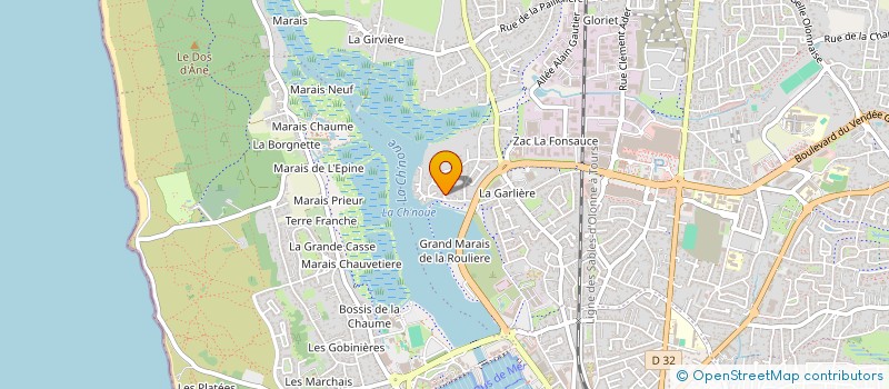 localisation de l'entreprise SCI LES POUPOUS à LES SABLES-D'OLONNE