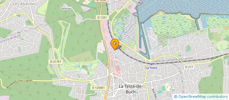 localisation de l'entreprise SCI LES POURPIERS à LA TESTE-DE-BUCH
