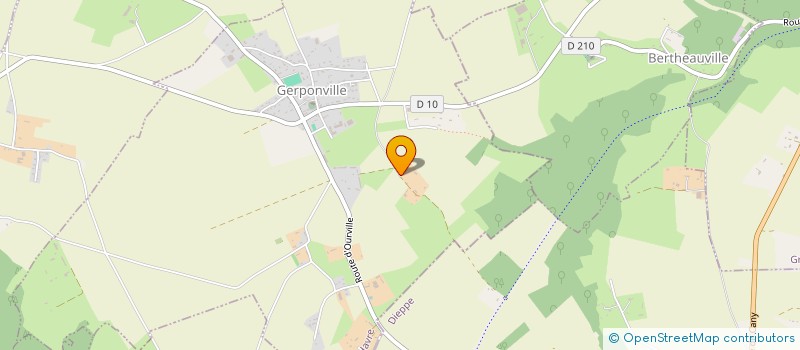 localisation de l'entreprise SCI LES POUSSINS BLEUS  SAINT-MARTIN-AUX-ARBRES