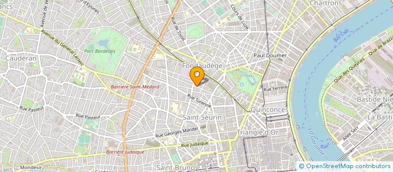 localisation de l'entreprise SCI LES POUSTERLES  MERIGNAC