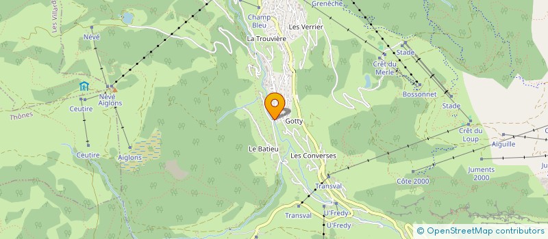 localisation de l'entreprise SCI LES POVOTES à LA CLUSAZ
