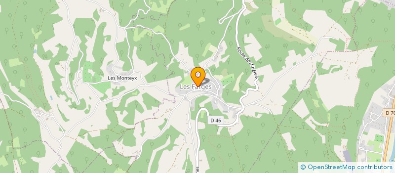 localisation de l'entreprise SCI LES PRADAYSSES à MONTIGNAC-LASCAUX