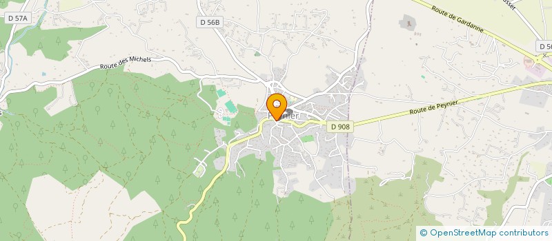 localisation de l'entreprise SCI LES PRADELAINS  CHATEAUNEUF-LE-ROUGE