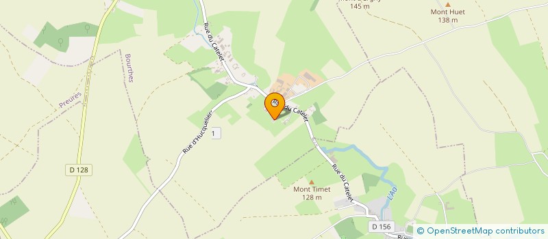 localisation de l'entreprise SCI LES PRAIRIES  BOURTHES