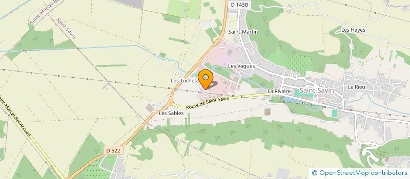 localisation de l'entreprise SCI LES PRAIRIES DE MAXENCE à SAINT-SAVIN