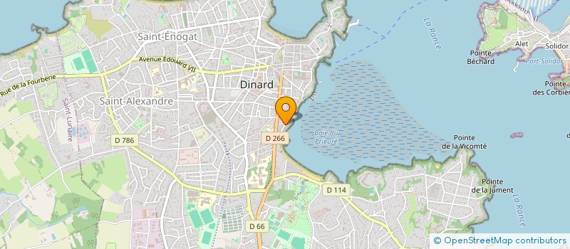 localisation de l'entreprise SCI LES PRATEAUX CHERBOURG  DINARD