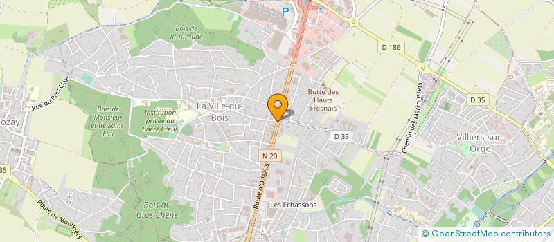 localisation de l'entreprise SCI LES PRES à LA VILLE-DU-BOIS