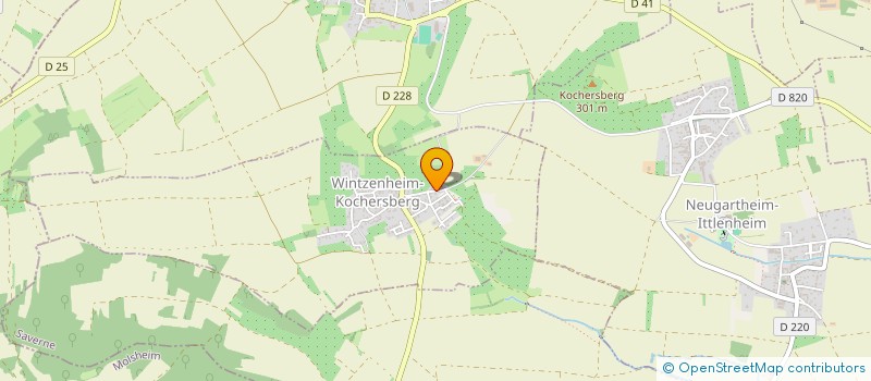 localisation de l'entreprise SCI LES PRES  WINTZENHEIM-KOCHERSBERG