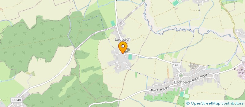localisation de l'entreprise SCI LES PRES  LAUBACH