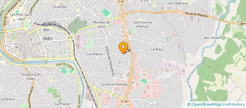 localisation de l'entreprise SCI LES PRES  ALES