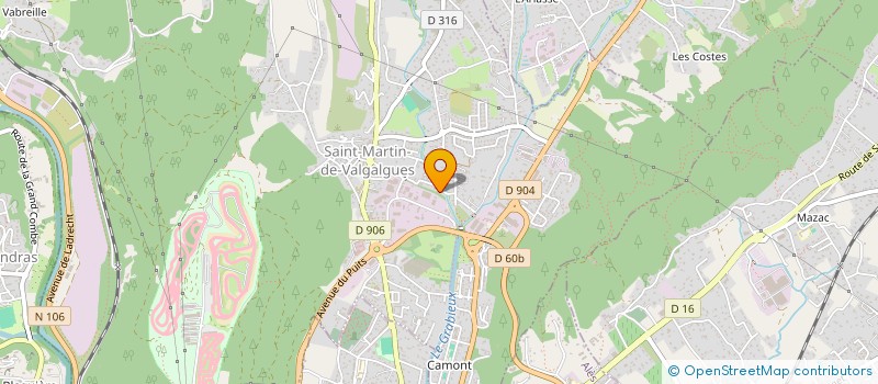 localisation de l'entreprise SCI LES PRES  SAINT-MARTIN-DE-VALGALGUES