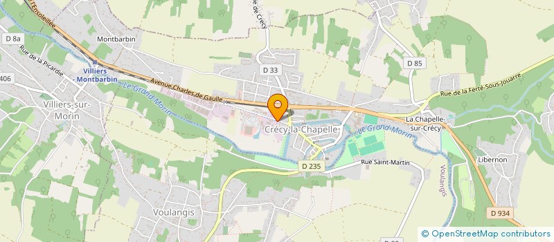 localisation de l'entreprise SCI LES PRES  CRECY-LA-CHAPELLE