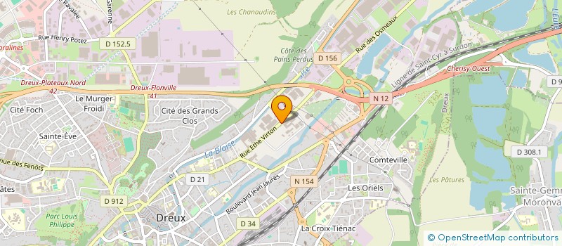 localisation de l'entreprise SCI LES PRES ANCIENS à DREUX