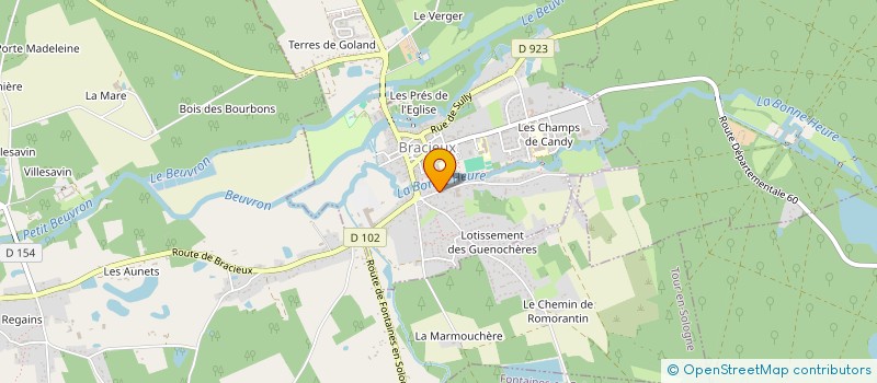 localisation de l'entreprise SCI LES PRES DE CHAMBORD  BRACIEUX