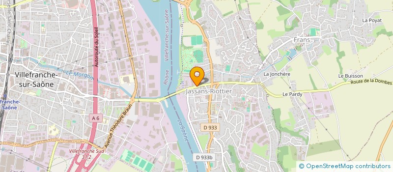 localisation de l'entreprise SCI LES PRES DE GLETEINS à JASSANS-RIOTTIER