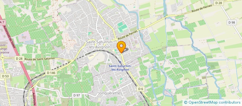 localisation de l'entreprise SCI LES PRES DE JONQUIERES à SAINT-SATURNIN-LES-AVIGNON