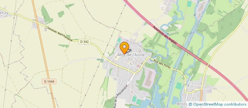 localisation de l'entreprise SCI LES PRES DE L'EGLISE à MOY-DE-L'AISNE