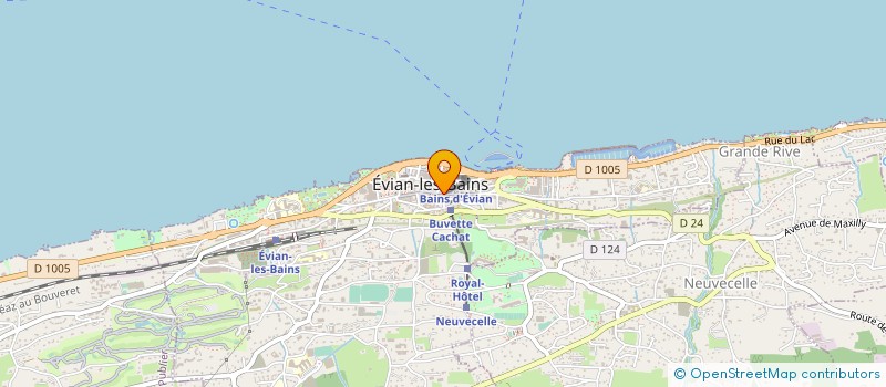 localisation de l'entreprise SCI LES PRES DE MAXILLY  EVIAN-LES-BAINS